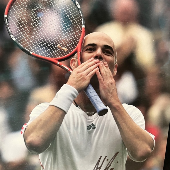Andre Agassi Autographed Shadow Box Set - Picture 4 of 6